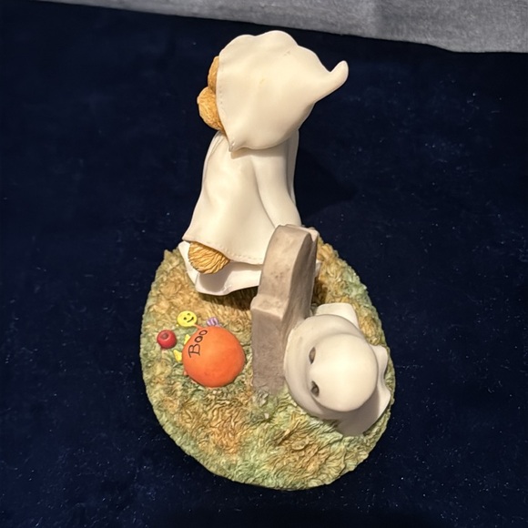 Cherished Teddies Halloween Cassandra Ghostly Greetings Figure - Picture 6 of 14